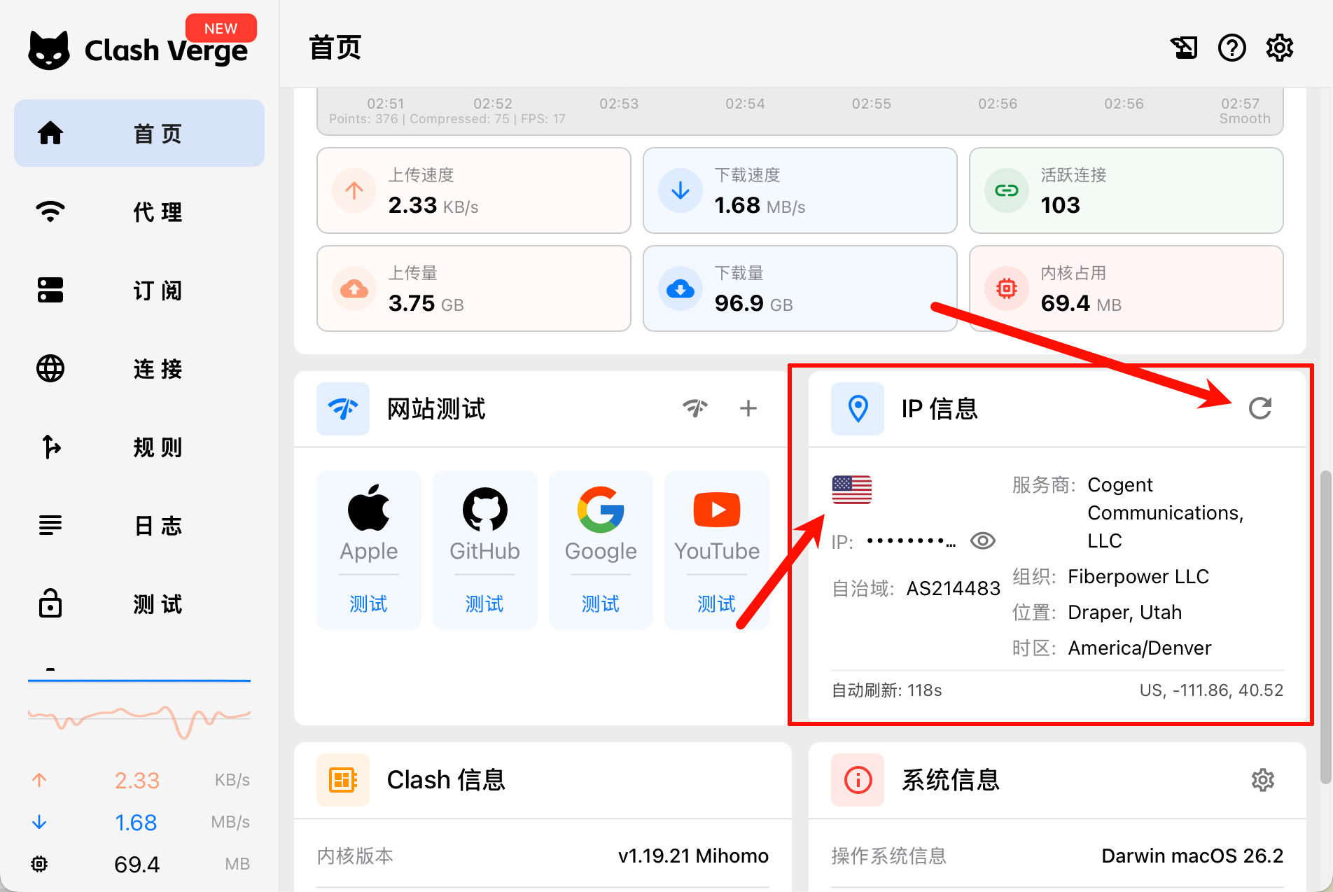 确认地区为美国