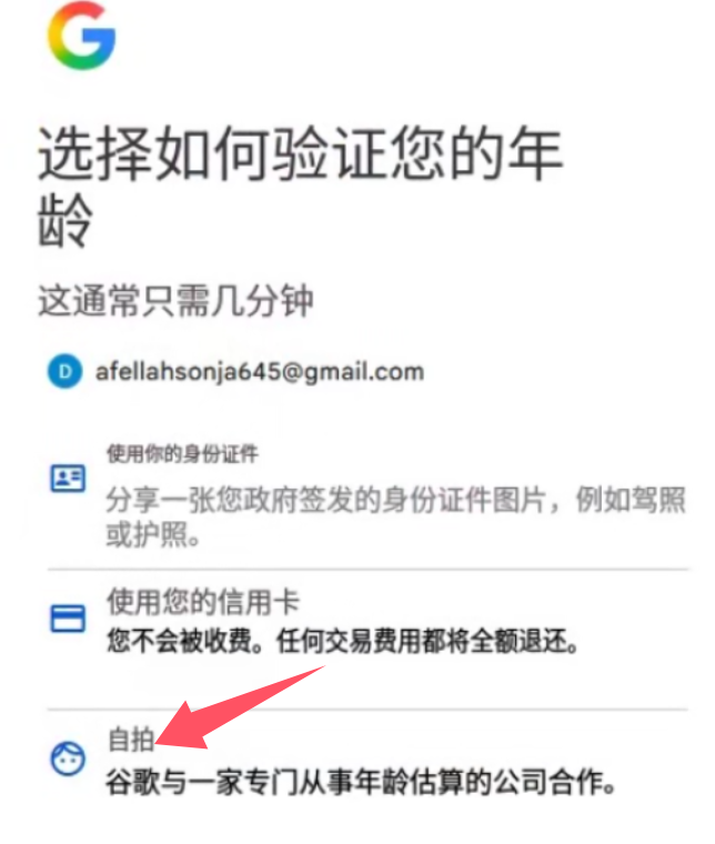 年龄验证页面截图