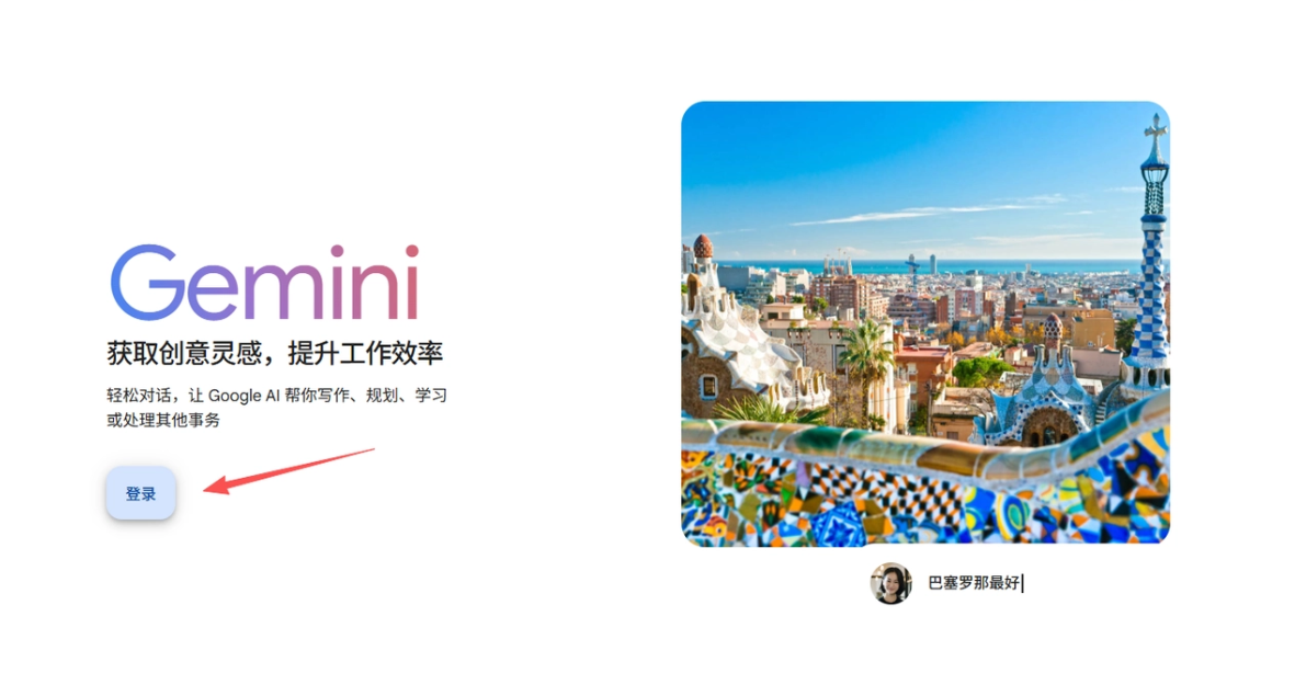 Gemini 登录入口